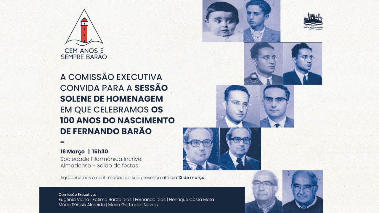 Celebração do centenário do nascimento de Fernando Barão (1924 – 2024)